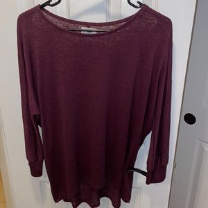 Old Navy Maroon Long Sleeve